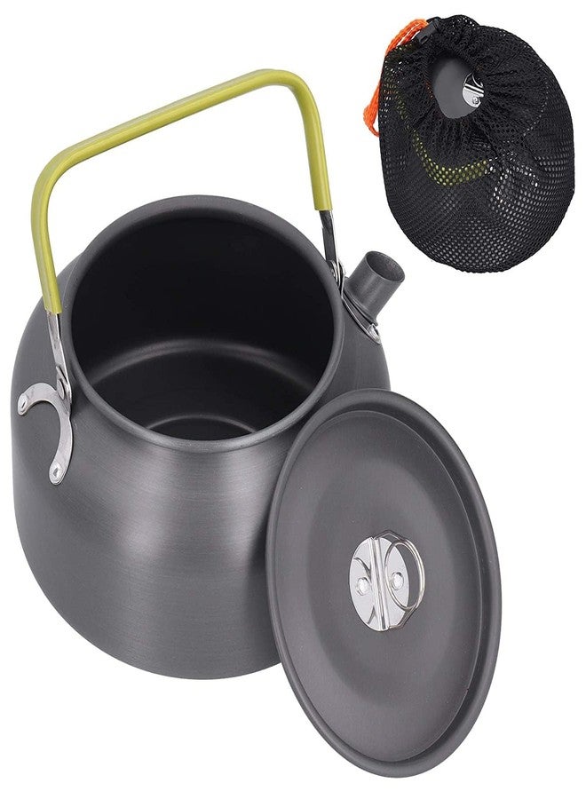 DPCR 9 Pcs Camping Cooking Set with Kettle 1.2 l, Camping Accessories for Outdoor, Camping Utensils with Carry Bag, Camping Bowl Pot Pan Set and Kettle, Portable Set (2-3 Person) - Image 5